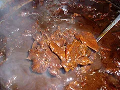 1.牛すじ　どて焼き